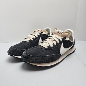Nike Youth Waffle Trainer 7Y Blue White Run Track Sports Outdoor Retro Throwback